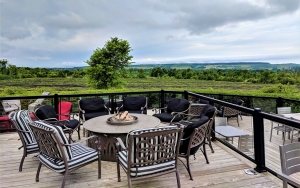 Patio at Coffin Ridge Boutique Winery