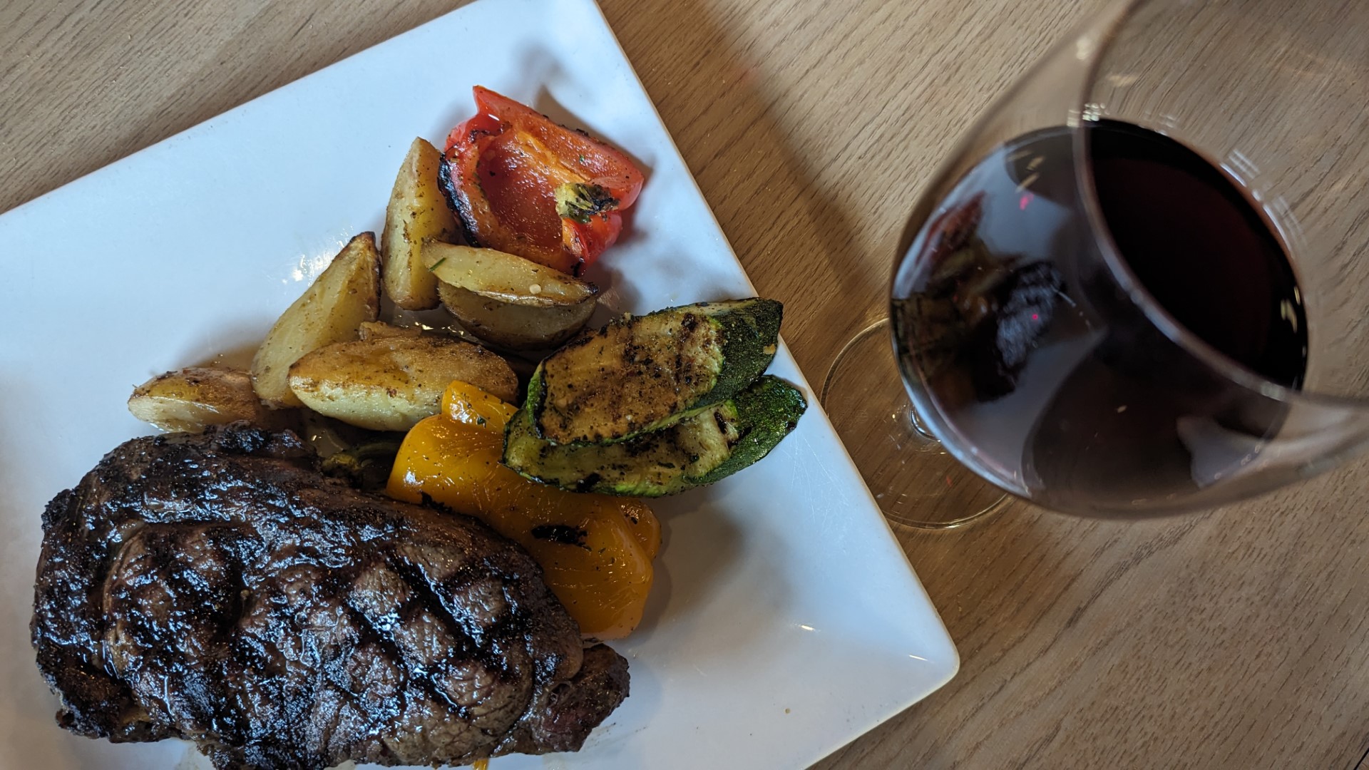 steak and wine in Sudbury