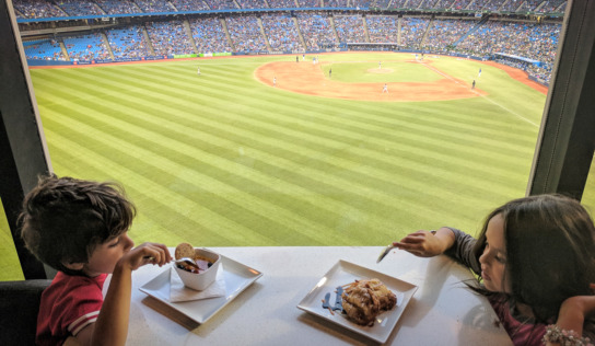 Watching the Blue Jays with Kids at the Sportsnet Grill