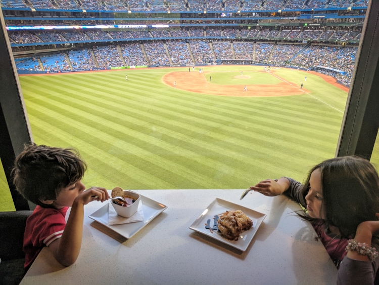 Watching the Blue Jays with Kids at the Sportsnet Grill