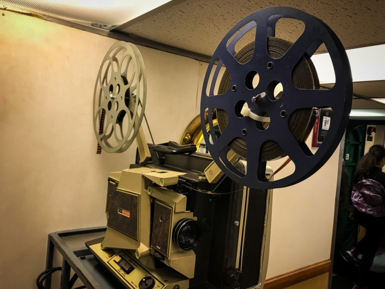 USS Midway Movie Projector