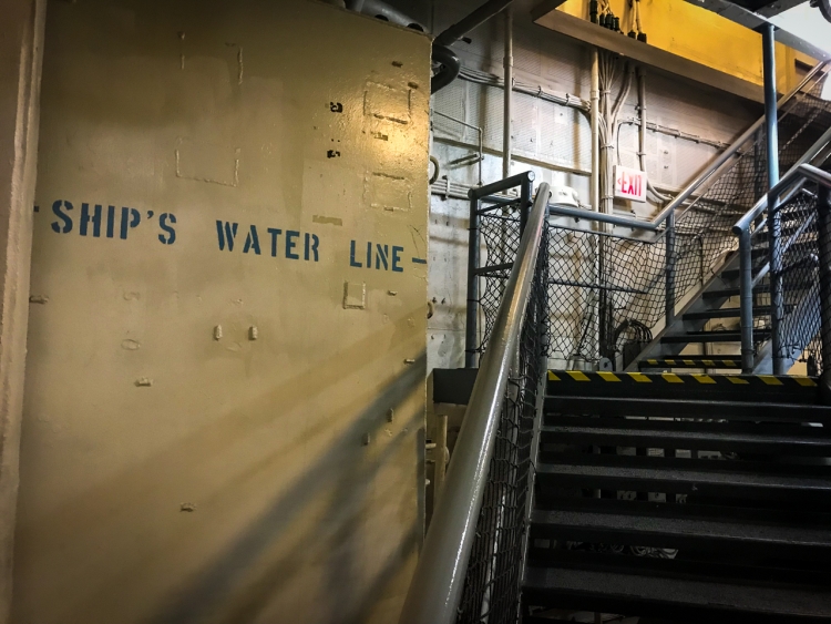 Water Line USS Midway