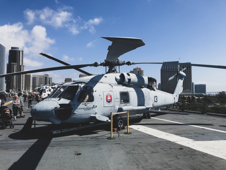 Helicopter USS Midway