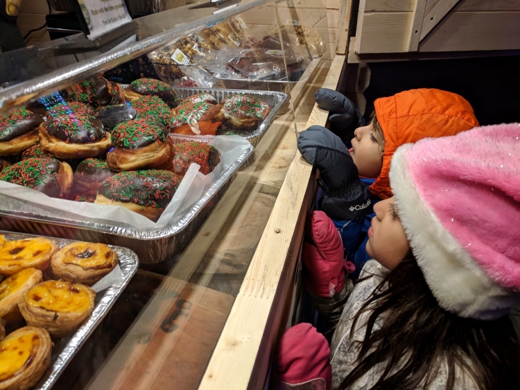 review of Aurora winter festival Toronto with kids
