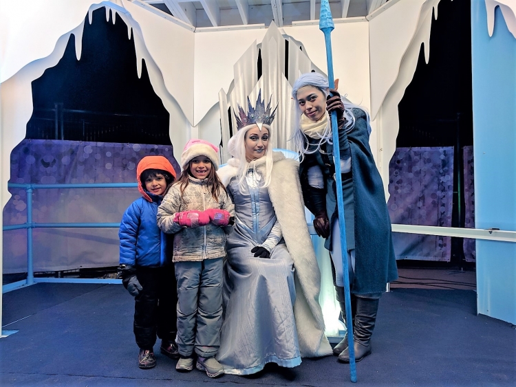 review of Aurora winter festival Toronto with kids