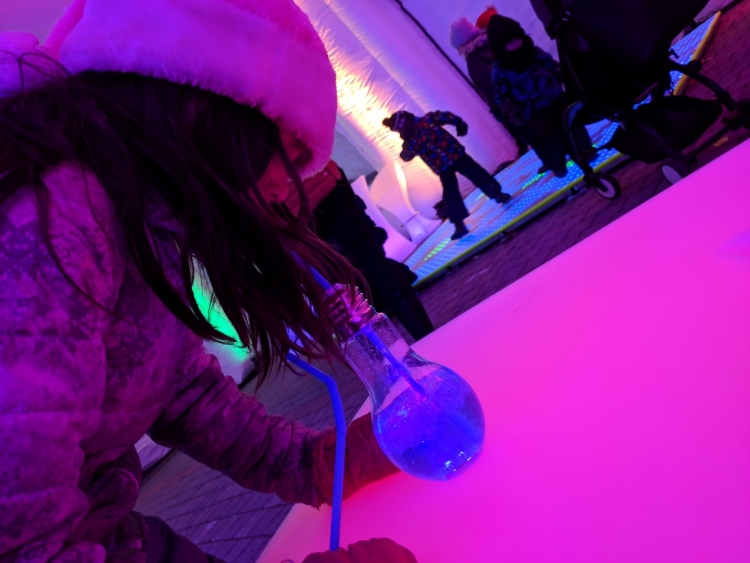 review of Aurora winter festival Toronto with kids