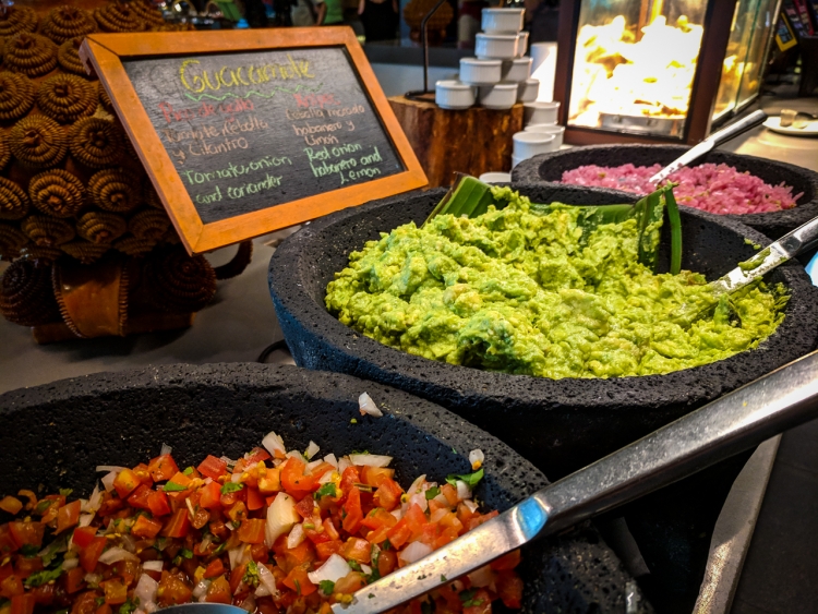 what to eat at Hotel Xcaret MExico