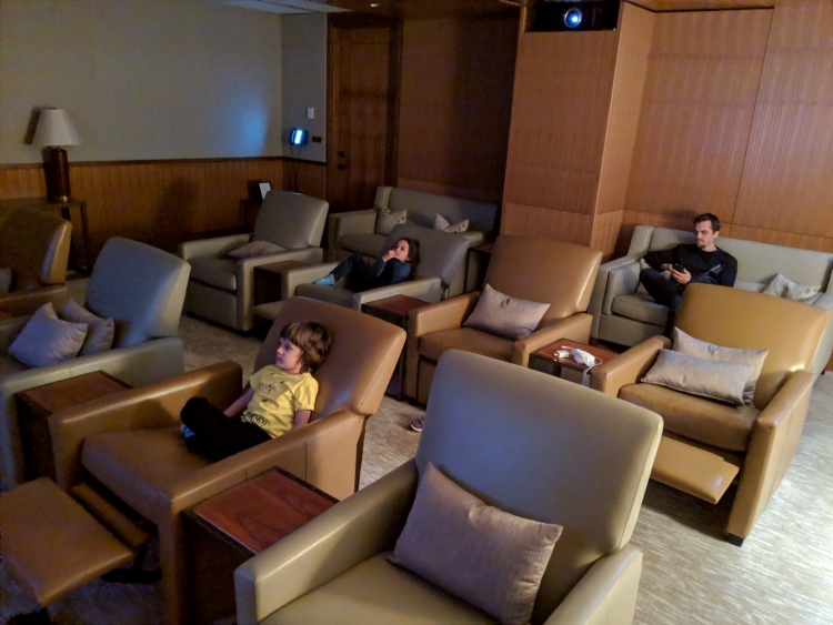 best chicago hotel for families cinema room