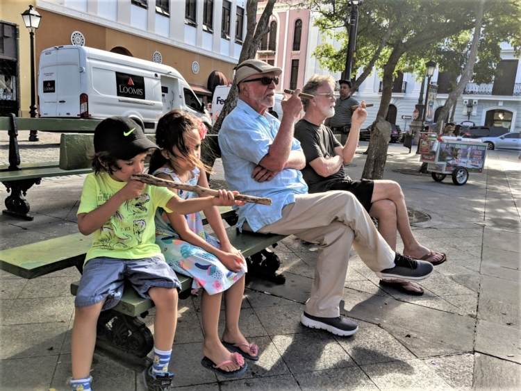 Bio Bay tour with kids in Puerto Rico