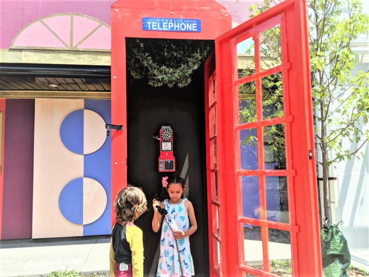 phone booth at funhouse toronto