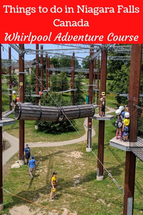 Nigara Falls Adventure Course. Things to do in Niagara Falls Canada