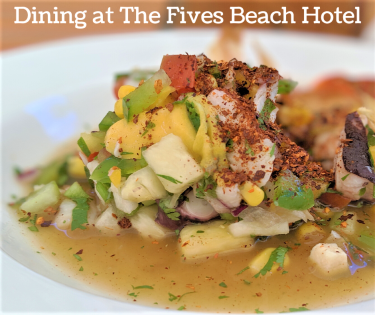 what to eat at the fives beach hotel mexico