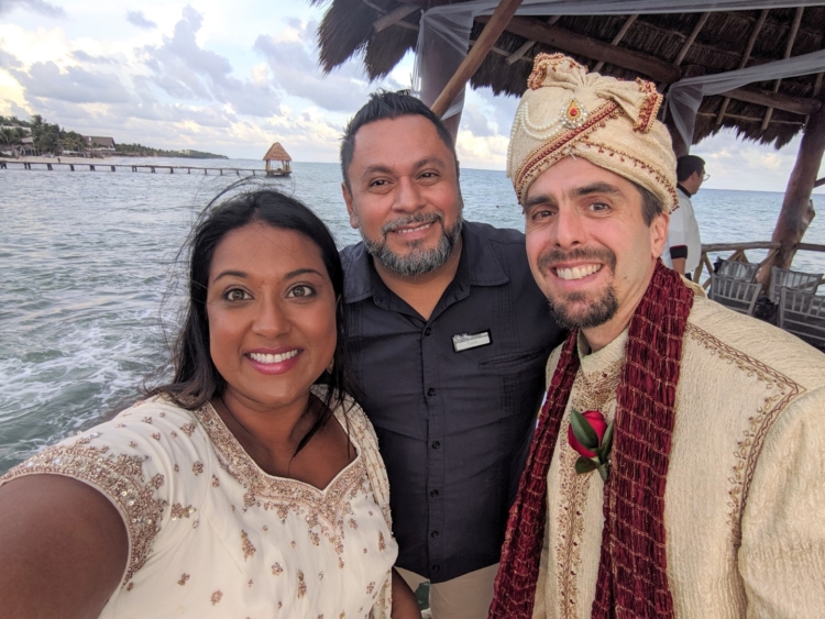 vow renewal at The fives BEach