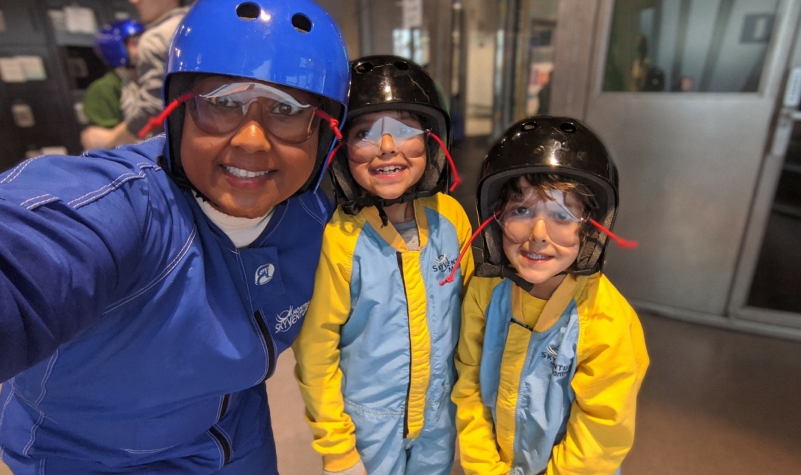 Skyventures laval flying with kids