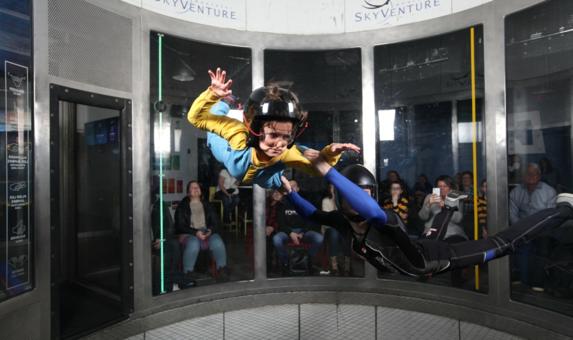 skydiving kids laval