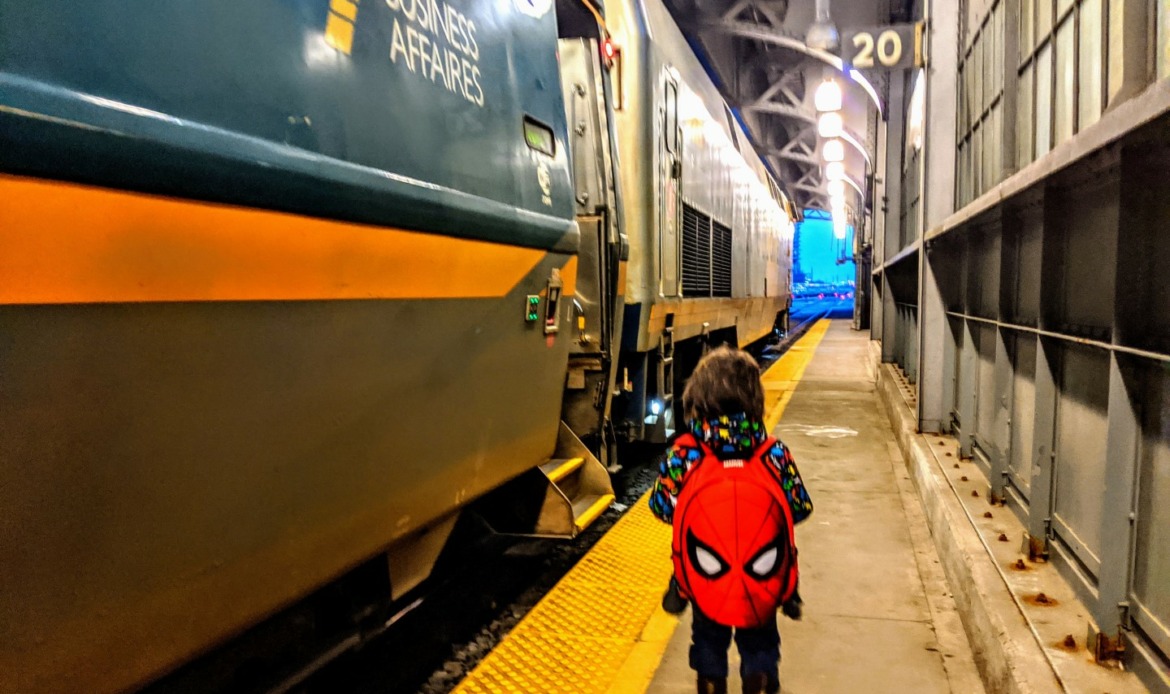 via rail from Toronto to Ottawa with kids