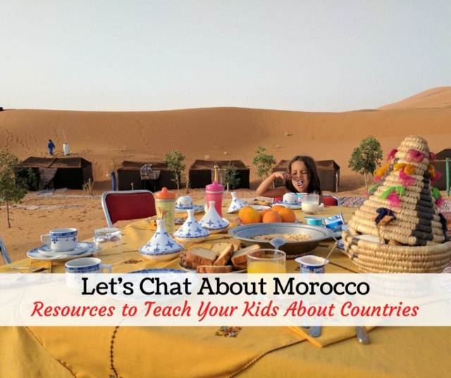 teaching kids about Morocco