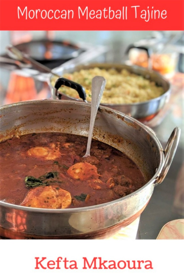 Moroccan Meatball and egg tomato tajine (Large)