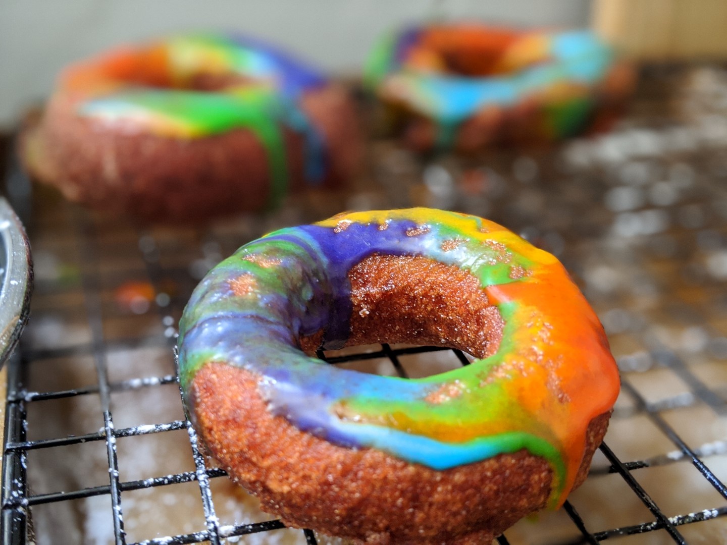 Easy Rainbow Donuts : Parenting To Go