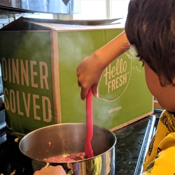 Cooking with HelloFresh