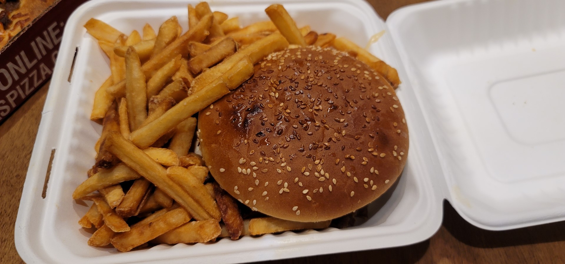 donair burger from Alexandra's in Halifax delivery
