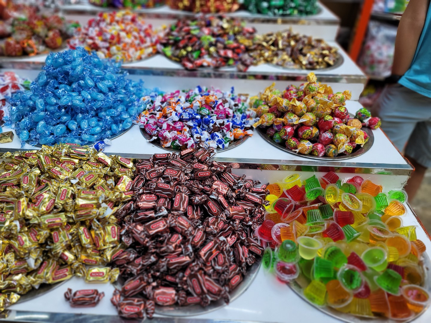 piles of sweets at dubai gold souk