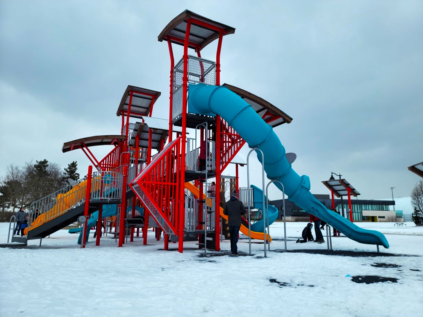 Ching Park Colourful playground in Brampton