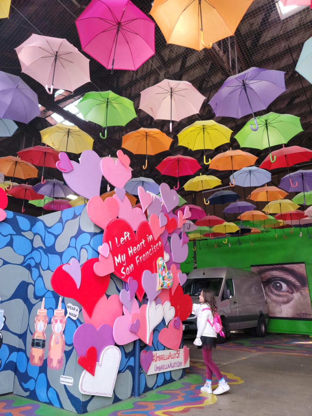 umbrellas at umbrella alley street art