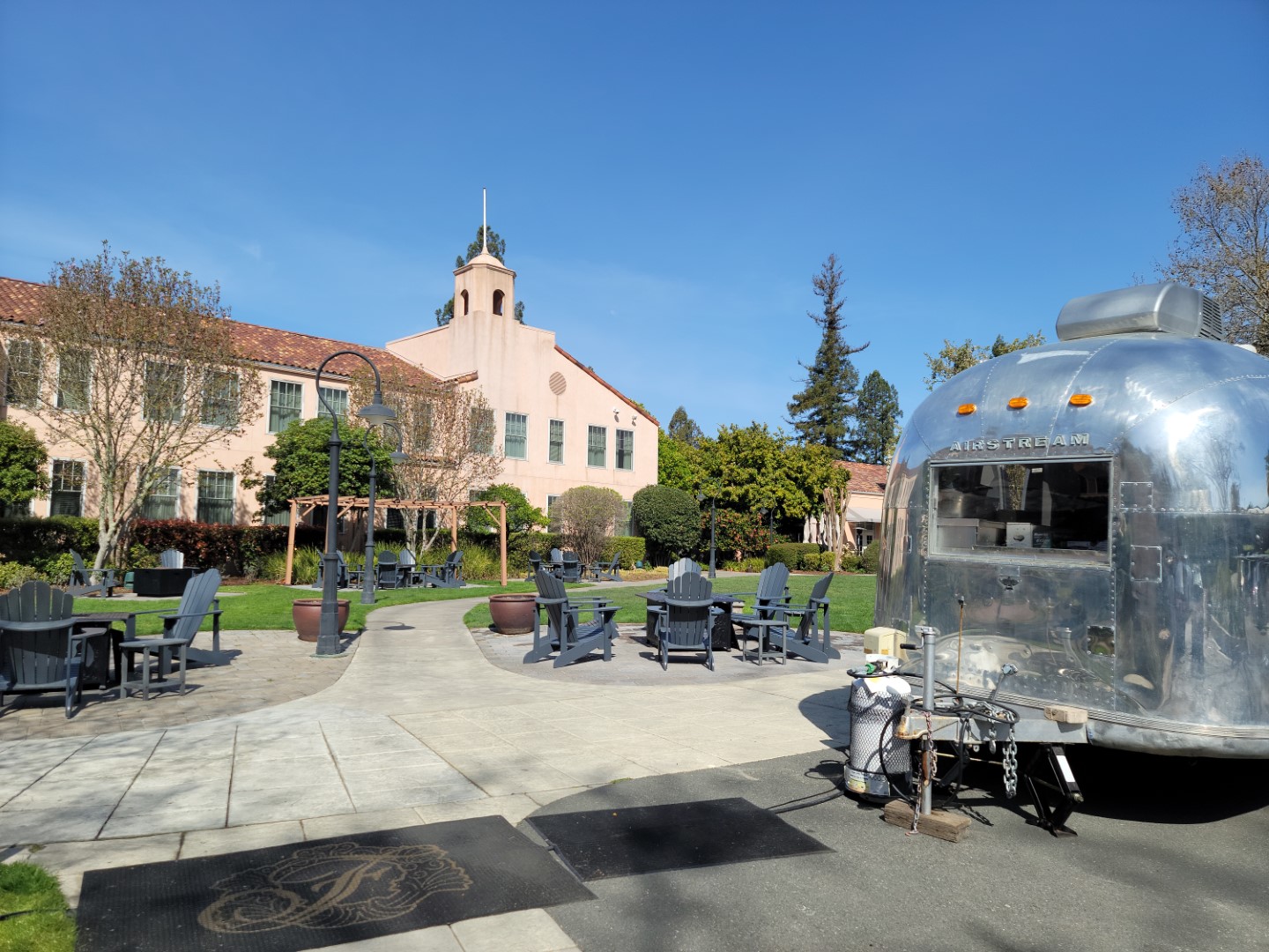 fire pit and food truck