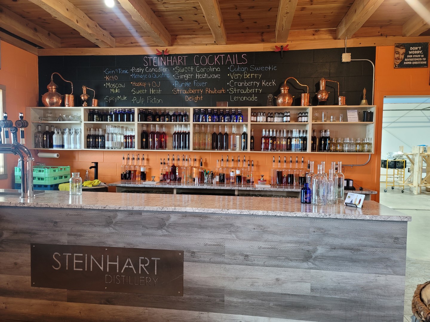Steinhart Distillery inside
