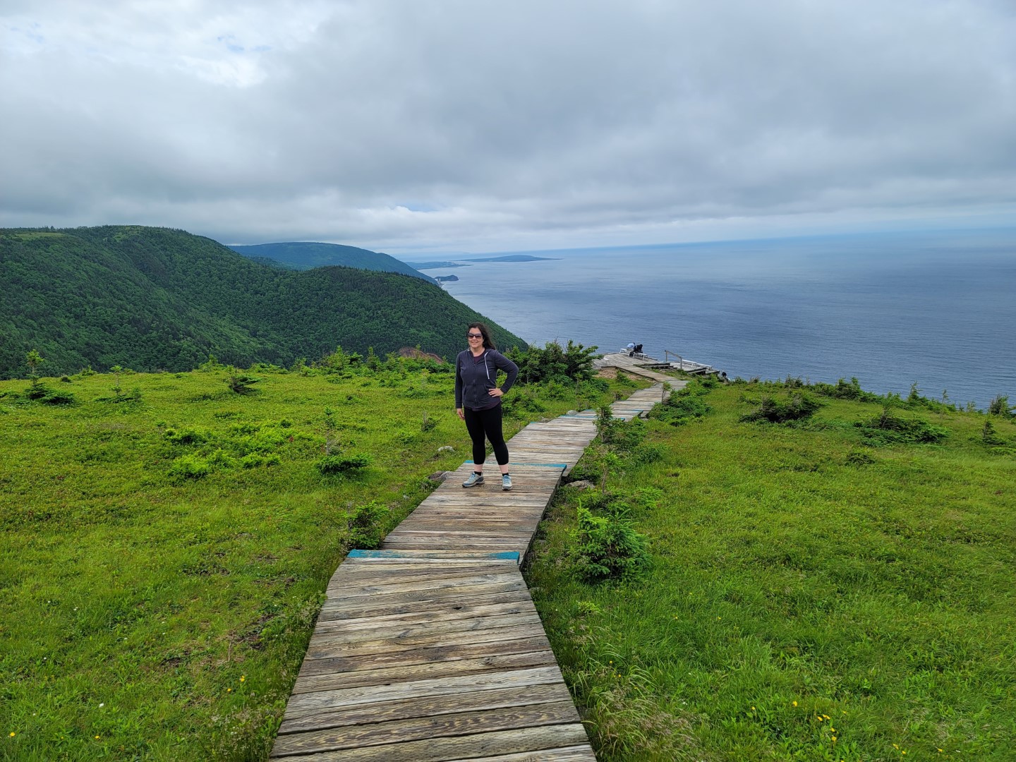 walking the skyline trail in Cape Breton