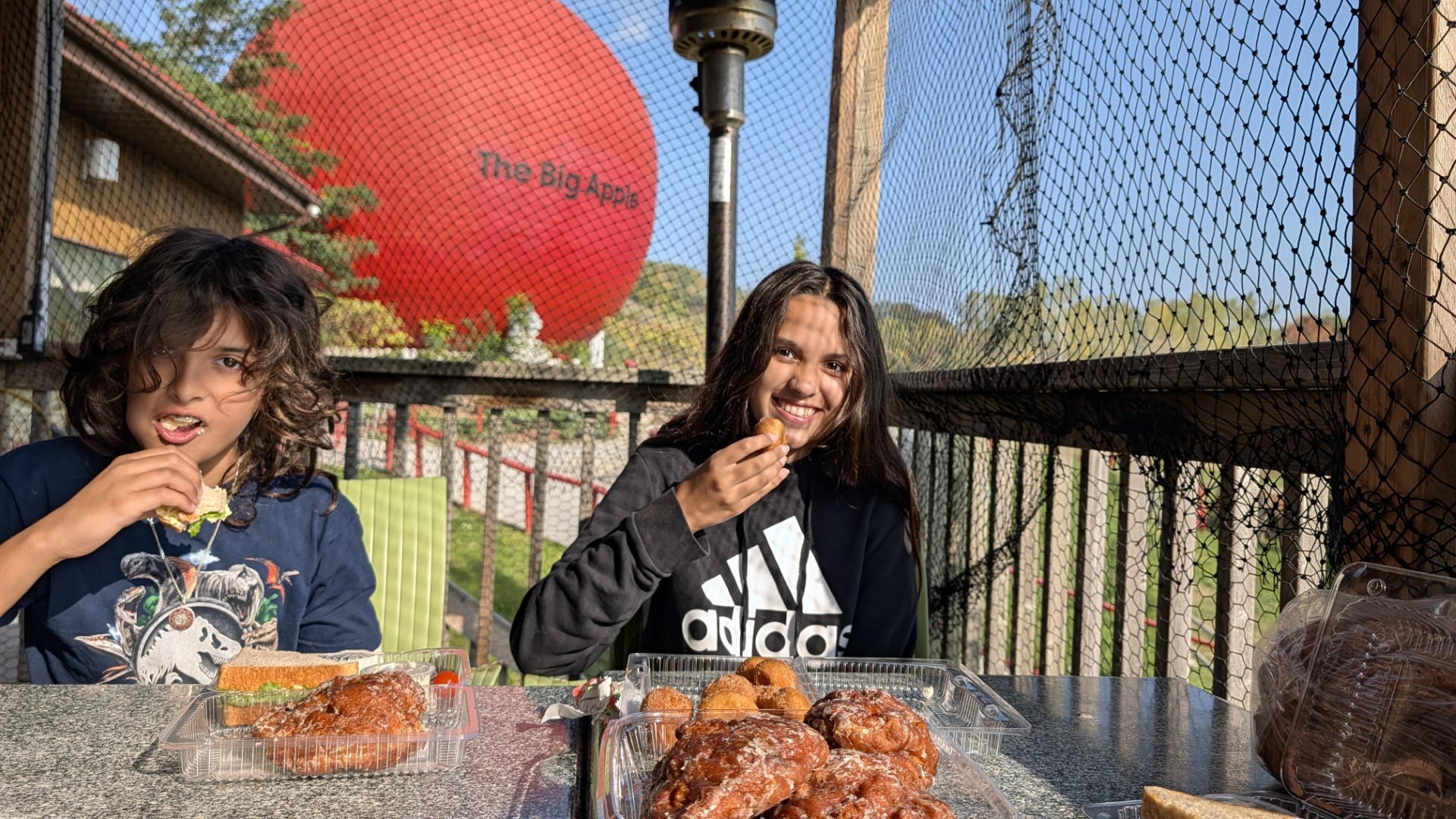 kids at big apple in Ontario