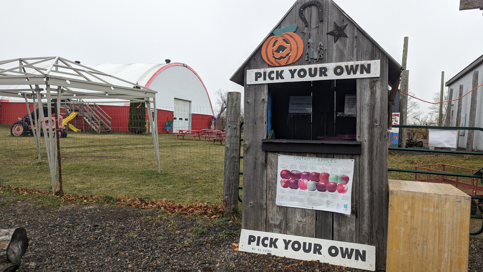 pick your own apple hut