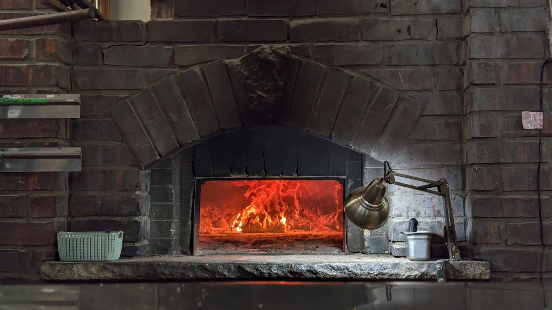 wood fired pizza oven at Spirit Tree Cidery