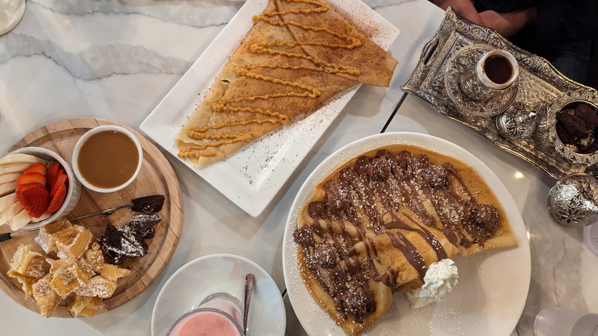 Ferrero Rocher crepe