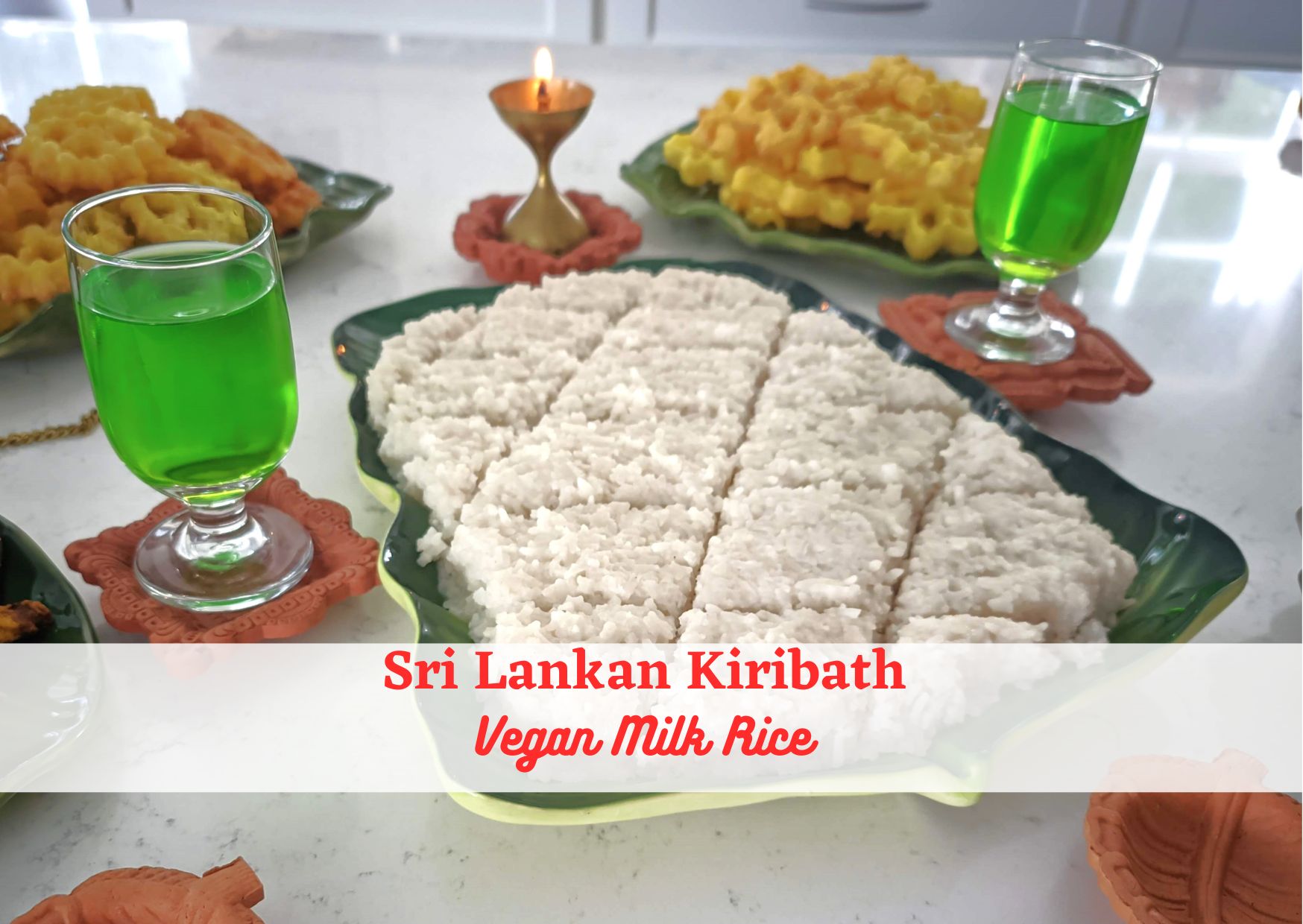 Vegan Milk Rice Recipe Sri Lankan Kiribath
