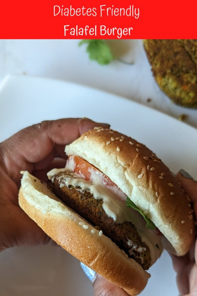 Diabetes Friendly Falafel Burgers with Creamy Sauce Parenting To Go