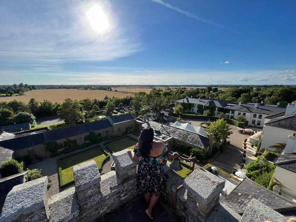 Overlooking Barberstown Castle