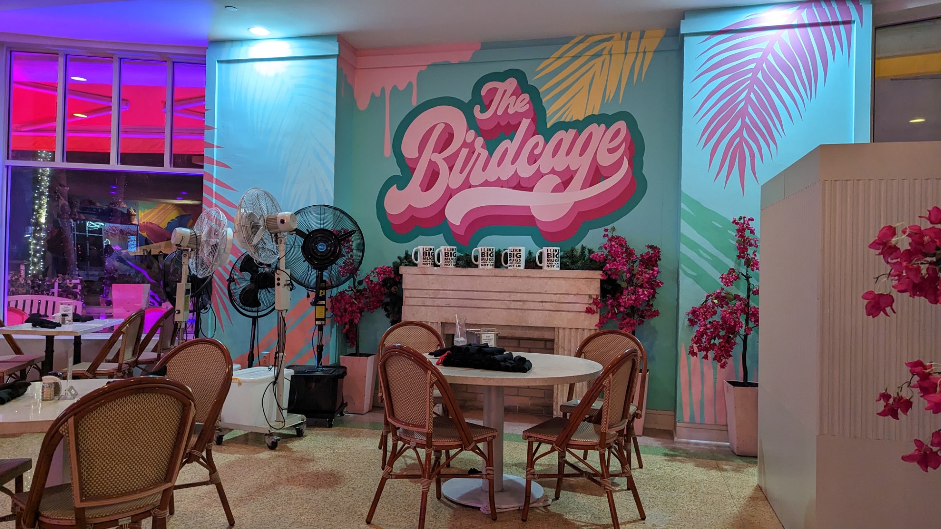 Birdcage cafe in miami