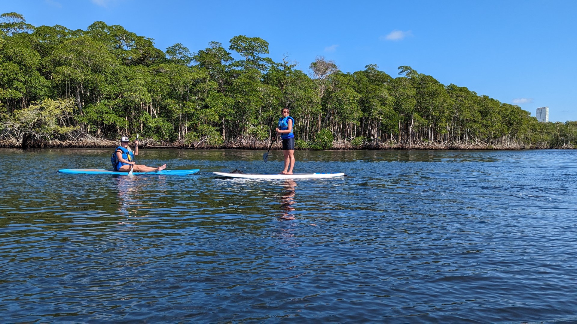 Miami girls trip activity on water