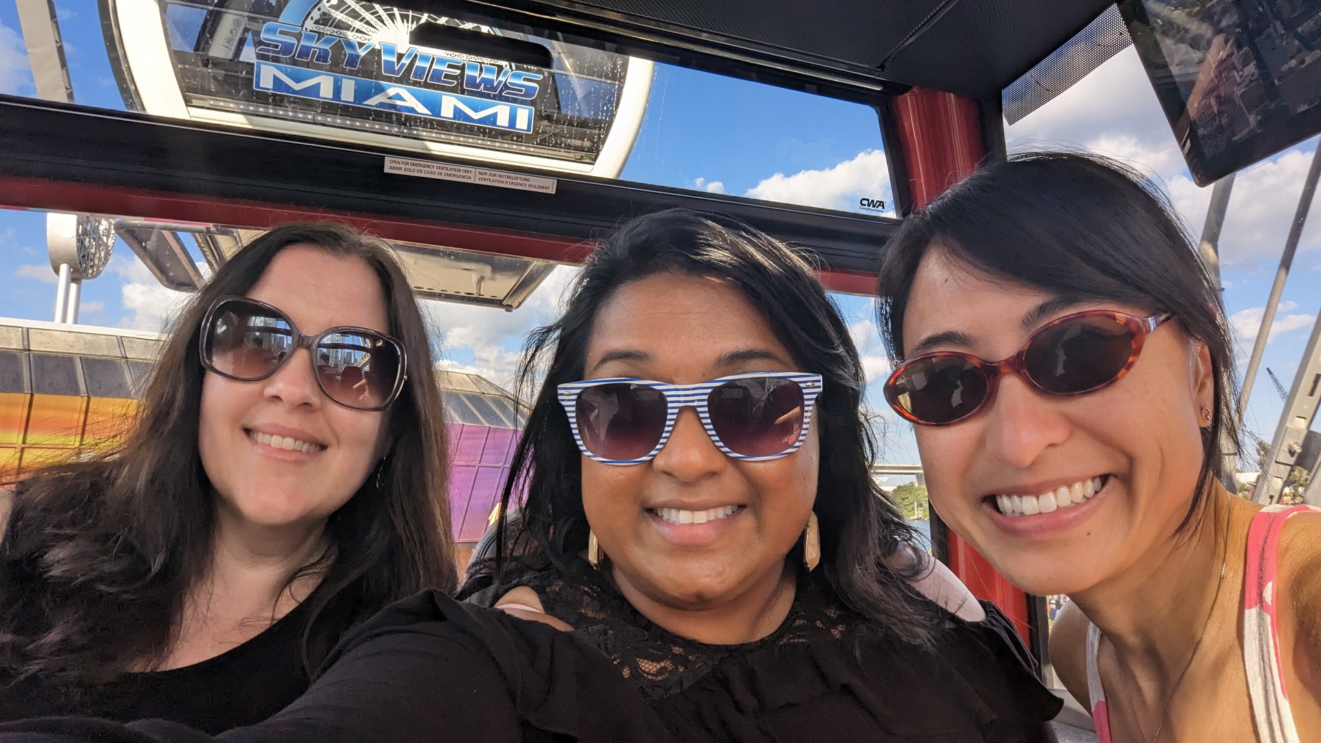 ladies on skyviews miami attraction 