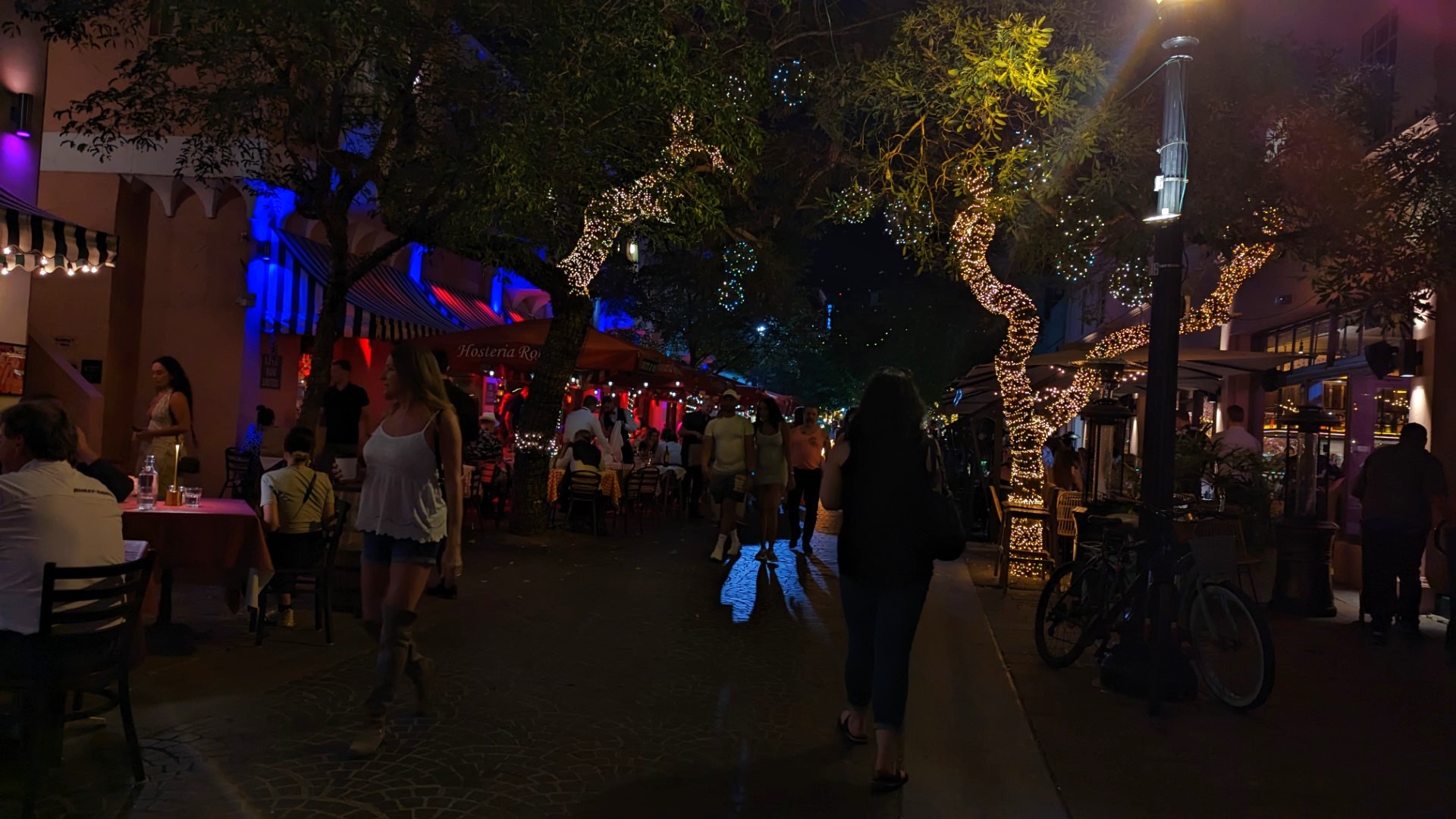 Espanola way at night