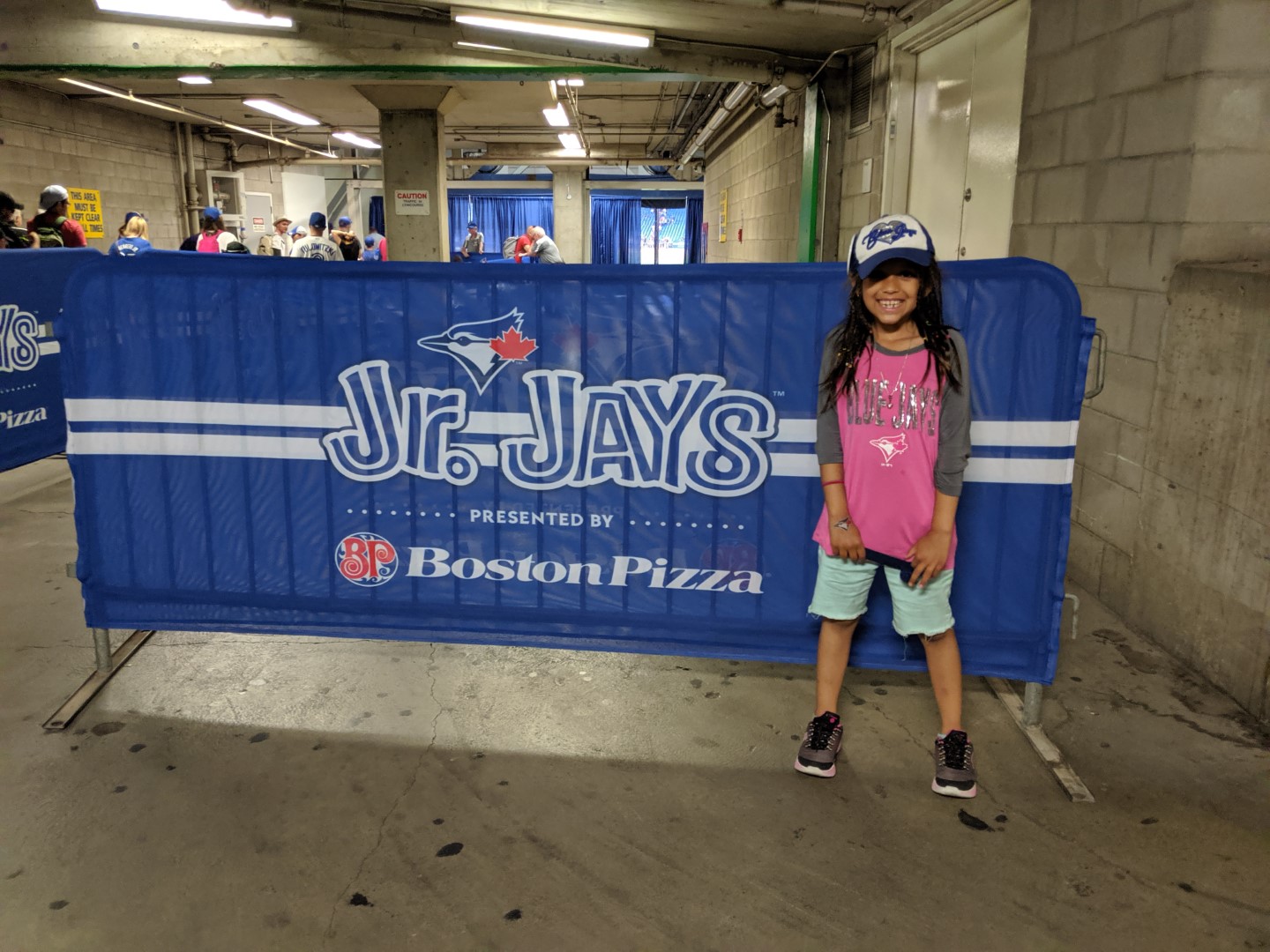 Blue Jays Jr. Jays with child