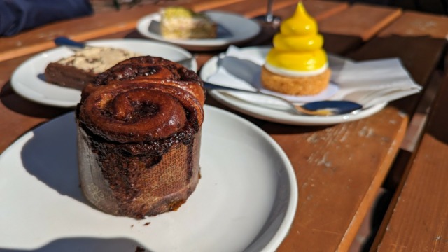 Tatte Bakery baked goods on a table