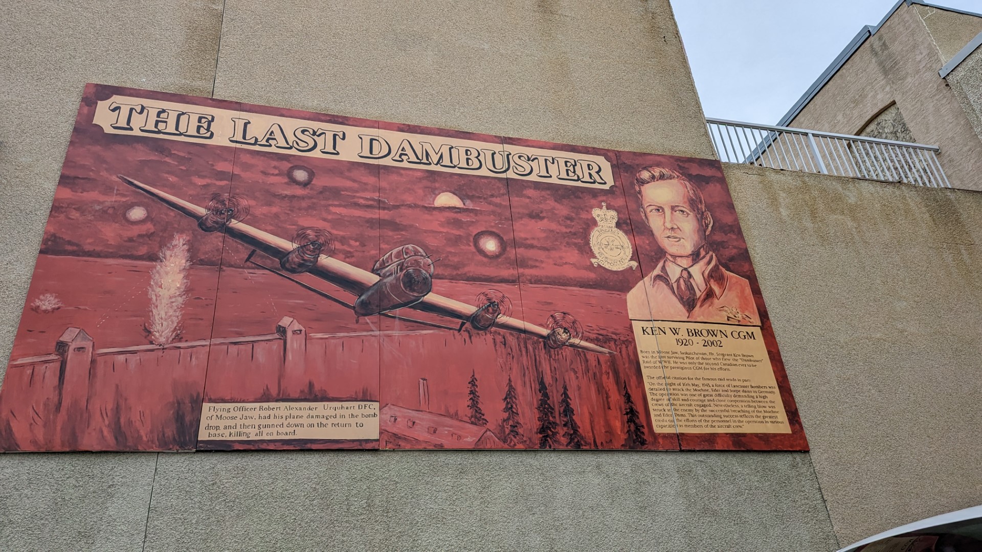 Moose Jaw Murals on side of building