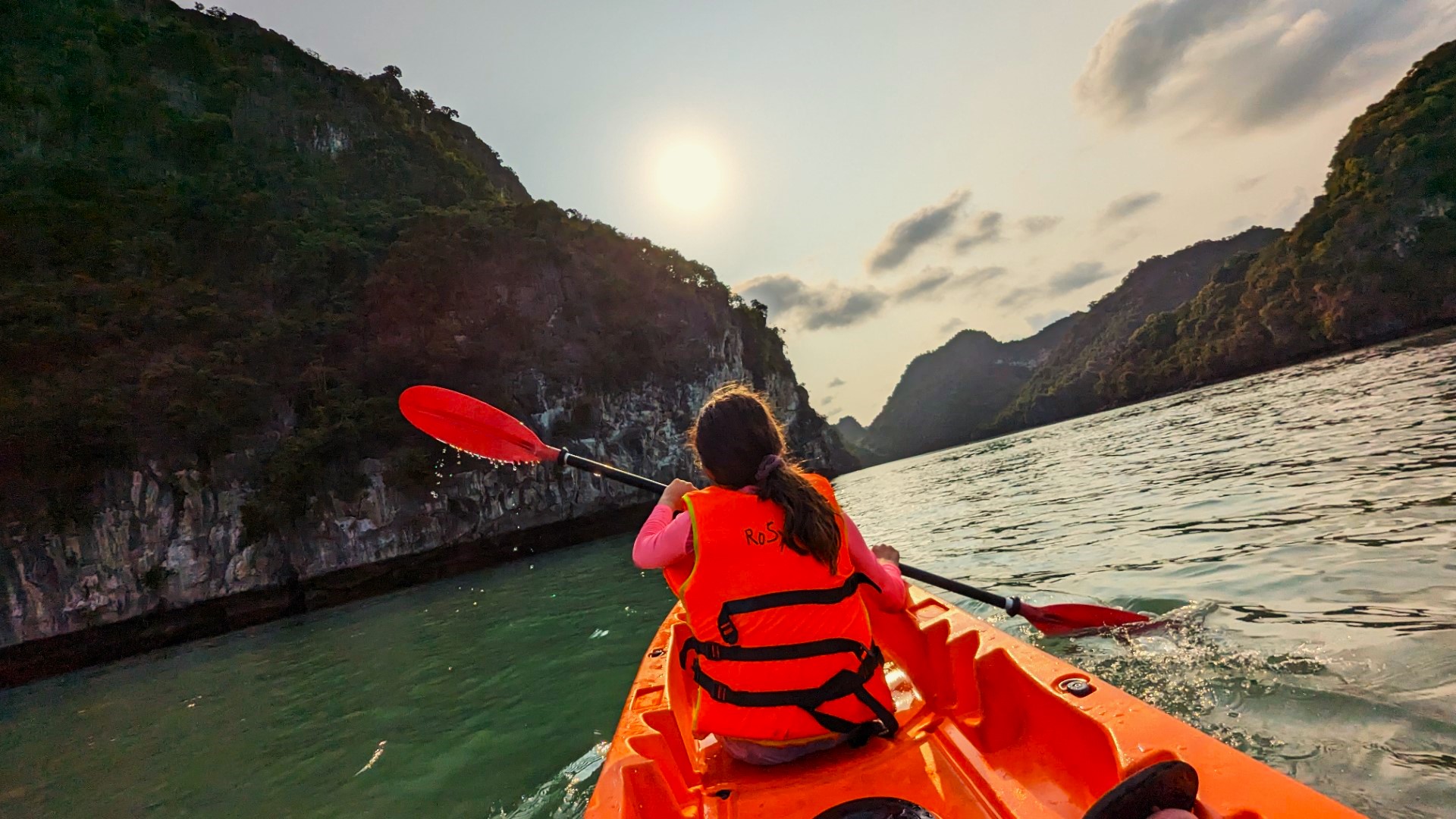 kayaking in Vietnam