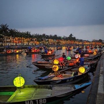 boats on the Hoi An River