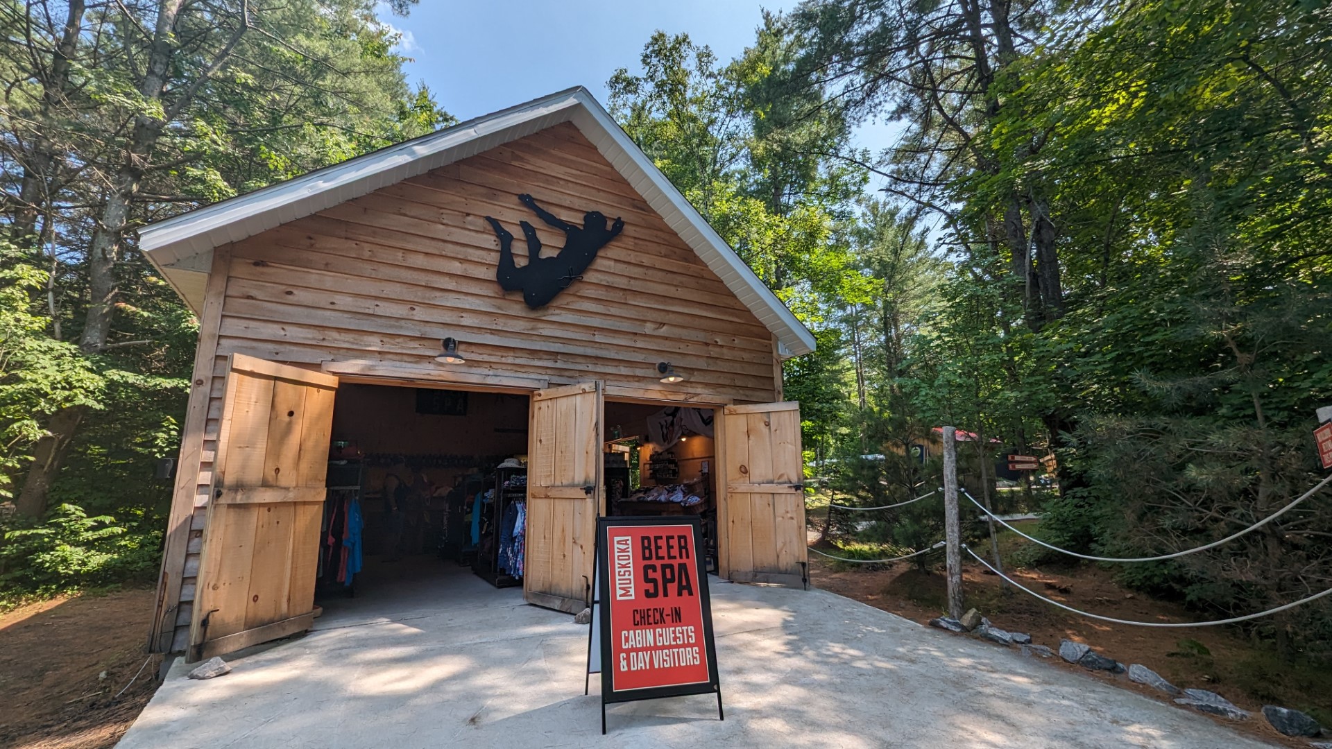 Muskoka Beer Spa entrance