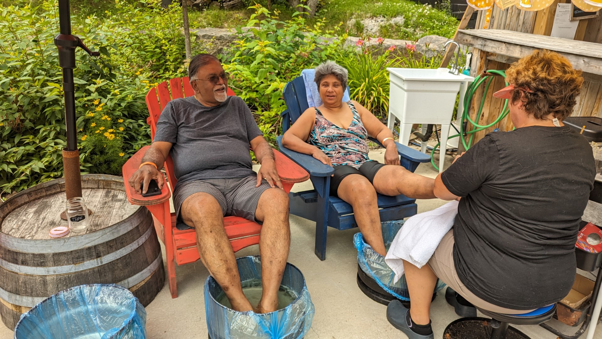 beer spa foot soak