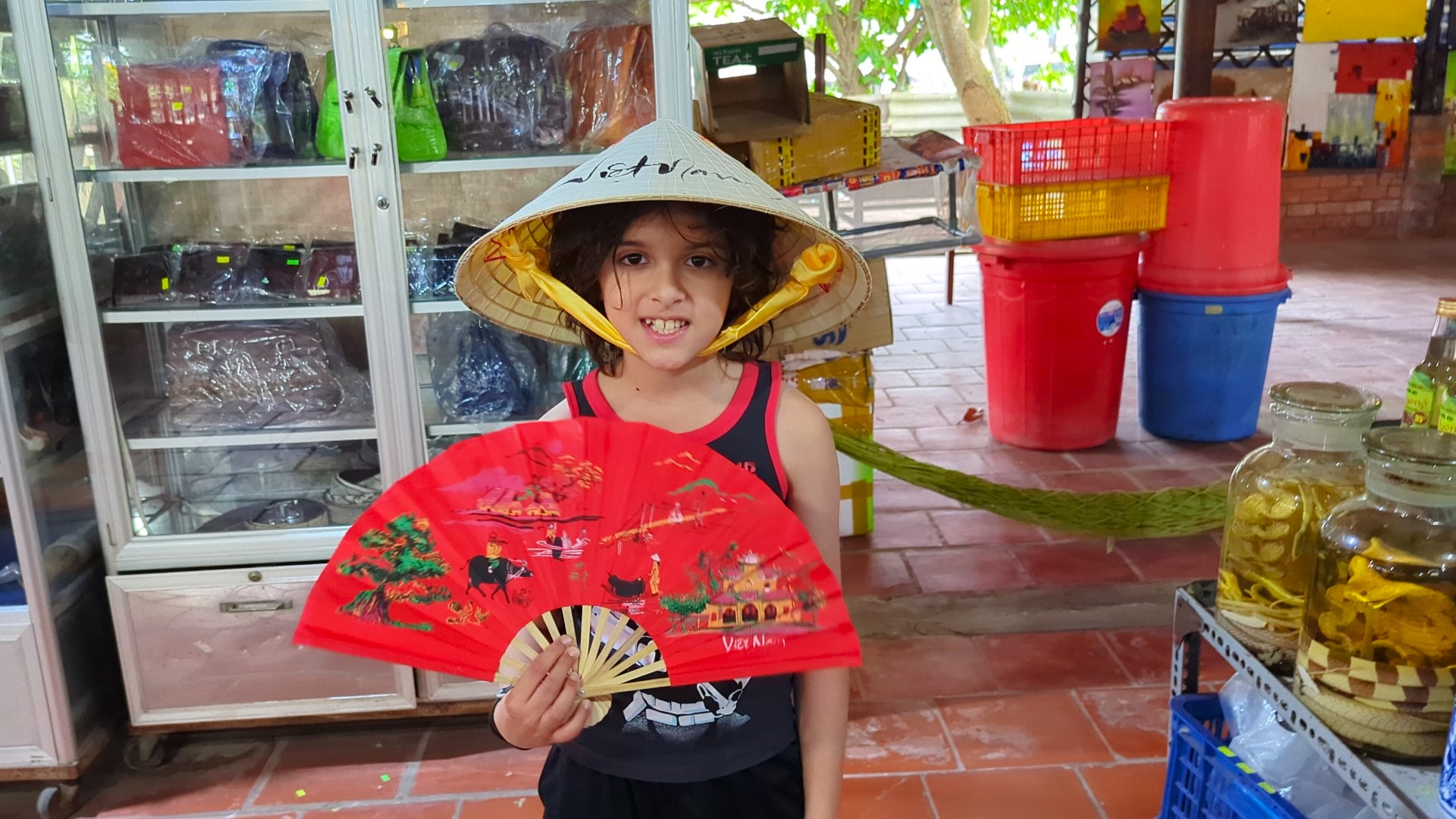 boy in mekong Delta tour